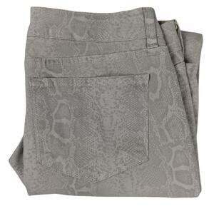 Not Your Daughters Jeans Womens 10P 33X29 Light Beige Rattlesnake Stretch Tuck